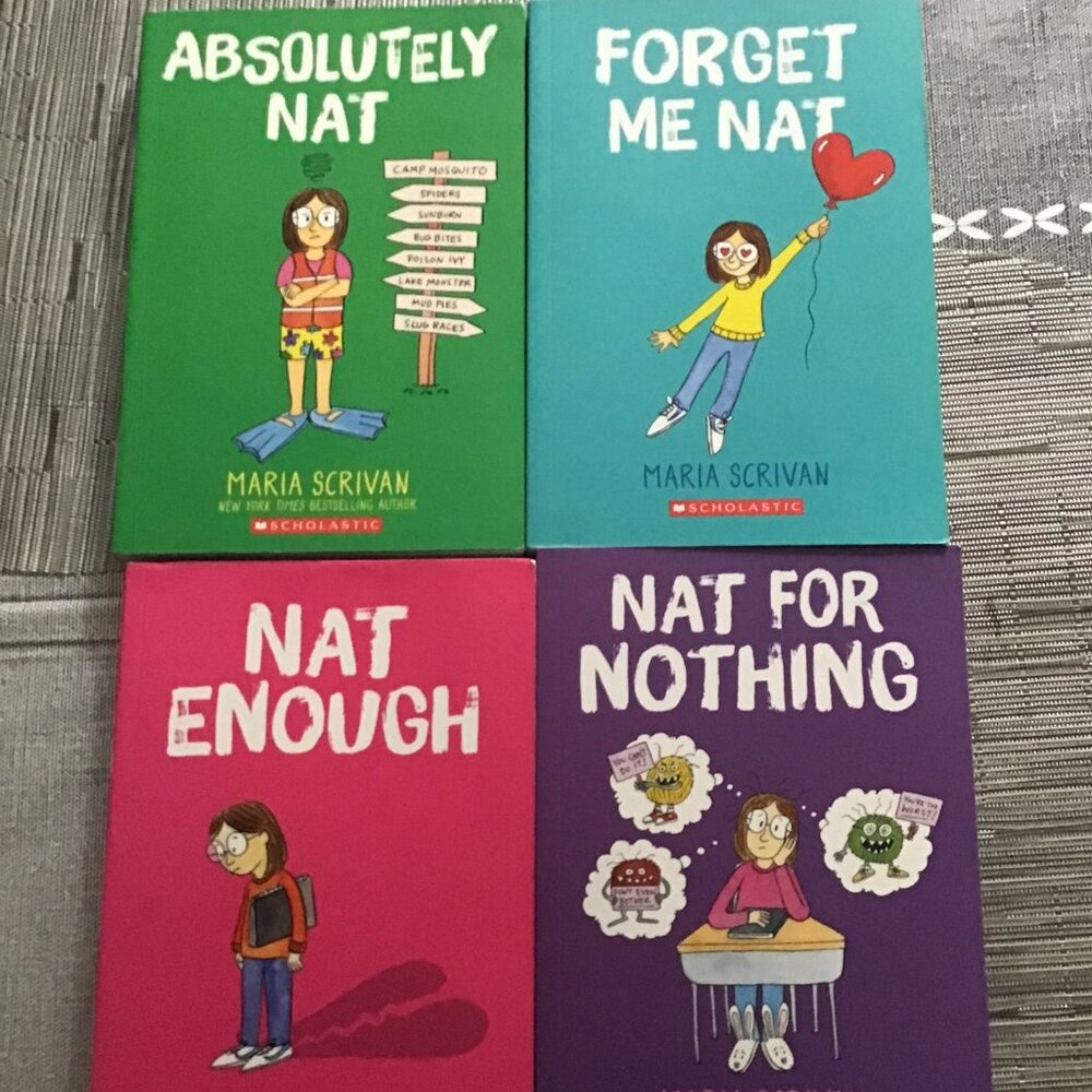 Lot of Nat Enough #1-4 Books--Graphic Novels--Like New--Homeschool Reading